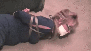 www.toon-man.com - Lynn:  Blue Dress Struggle Clip thumbnail